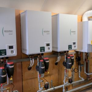 Installatie warmtepomp van Mitsubishi Electric door JD Heating, foto door theboldstudio.eu