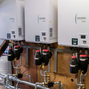 Installatie warmtepomp van Mitsubishi Electric door JD Heating, foto door theboldstudio.eu