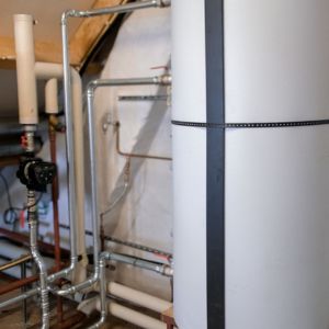 Installatie warmtepomp van Mitsubishi Electric door JD Heating, foto door theboldstudio.eu