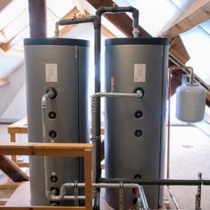 Installatie warmtepomp van Mitsubishi Electric door JD Heating, foto door theboldstudio.eu